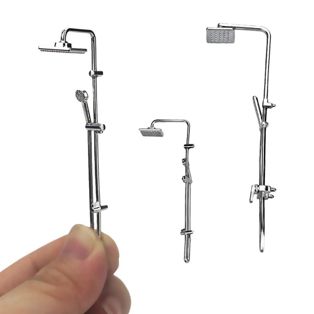 Accessoires pour maison de poupée 1:12 / 1:6, scène miniature, outils de douche, jouet d'imitation