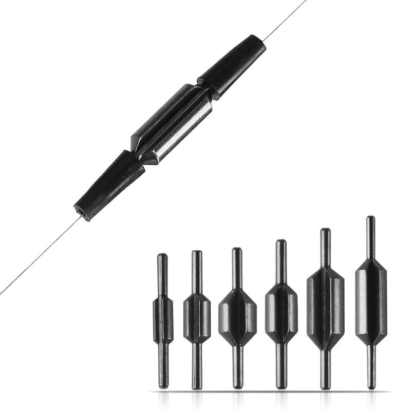 Lot de 5 plombs de pêche pour radeau, lests en plomb fendus en acier tungstène, accessoire de protection pour ligne de pêche