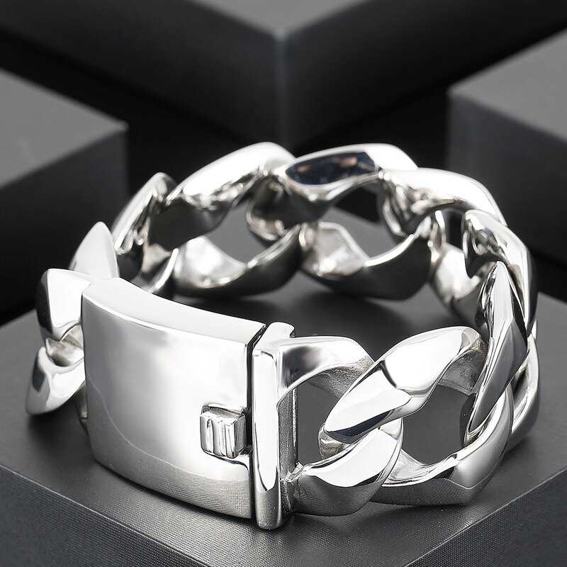 Bracelet minimaliste en acier inoxydable 2021, style hip-hop, idéal pour les fêtes et les anniversaires. Parfait pour les hommes et leurs amis.