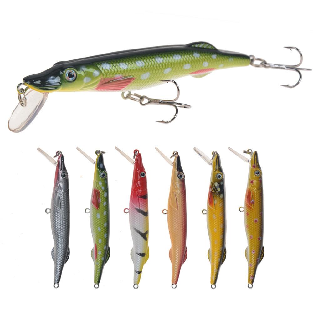 Leurre de pêche 8,5 cm 6,2 g crankbait pesca dur artificiel en plastique wobbler pour la pêche au bar, au brochet et à la carpe