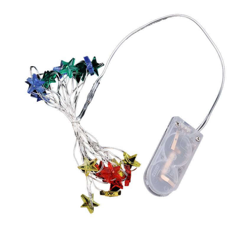 Guirlande lumineuse féérique House LC New 10 LED en forme d'étoile, idéale pour la chambre, Noël, mariage et fêtes (17 nov. 2007, livraison directe).