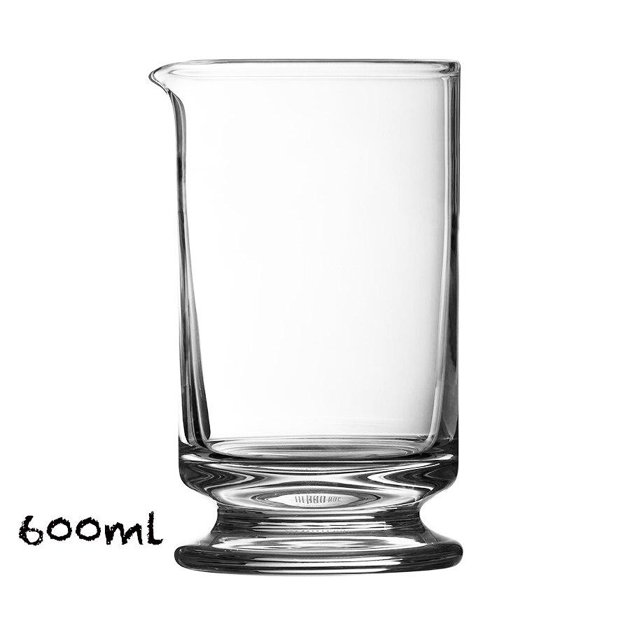 Verre à cocktail sur pied, verre à mélange professionnel en cristal pour cocktails, fond épais et lesté.