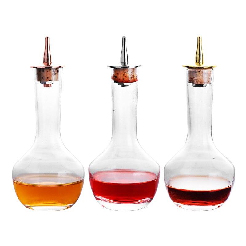 Bouteille d'amer en verre de style japonais, 90 ml (3 oz).