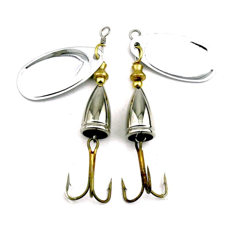 Leurres de pêche à paillettes, cuillère de 6,5 cm, 8,5 g, leurres oscillants, appâts et accessoires de pêche