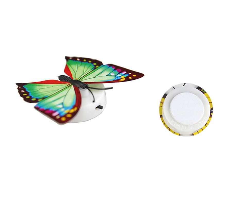 Lampe de nuit LED papillon multicolore House LC - Décoration murale/de bureau - Nouveauté 17Nov07 - Livraison directe