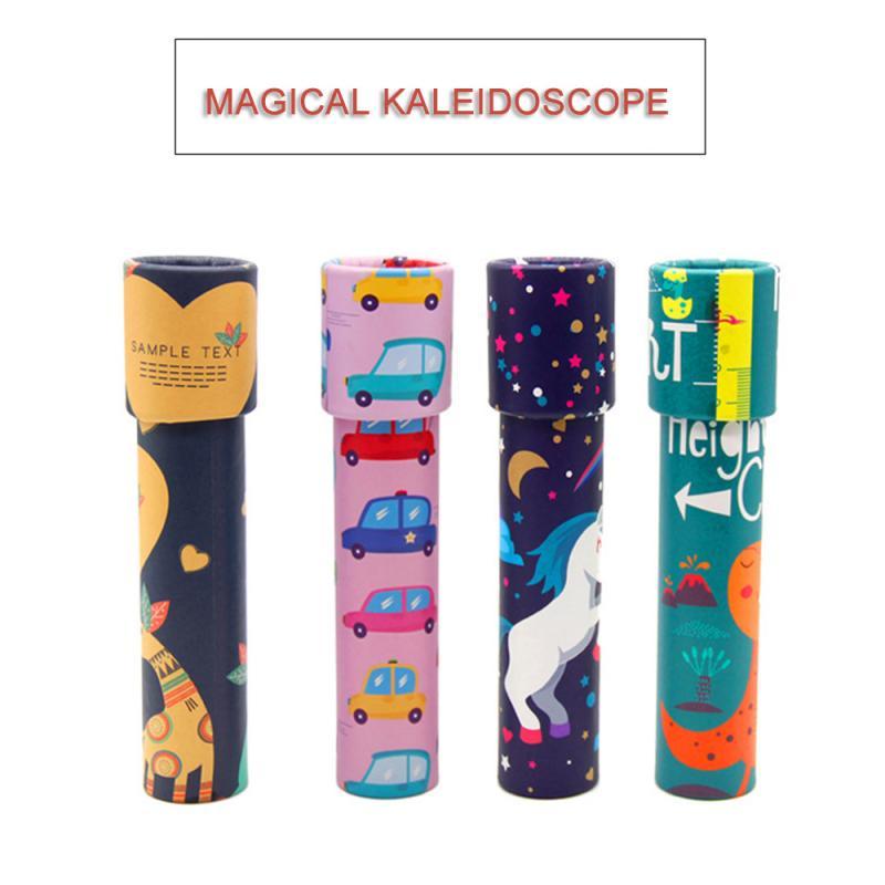 Kaléidoscope interactif, logique et rotatif - Jouet magique et amusant en 3D pour enfants - Jouet éducatif et scientifique classique