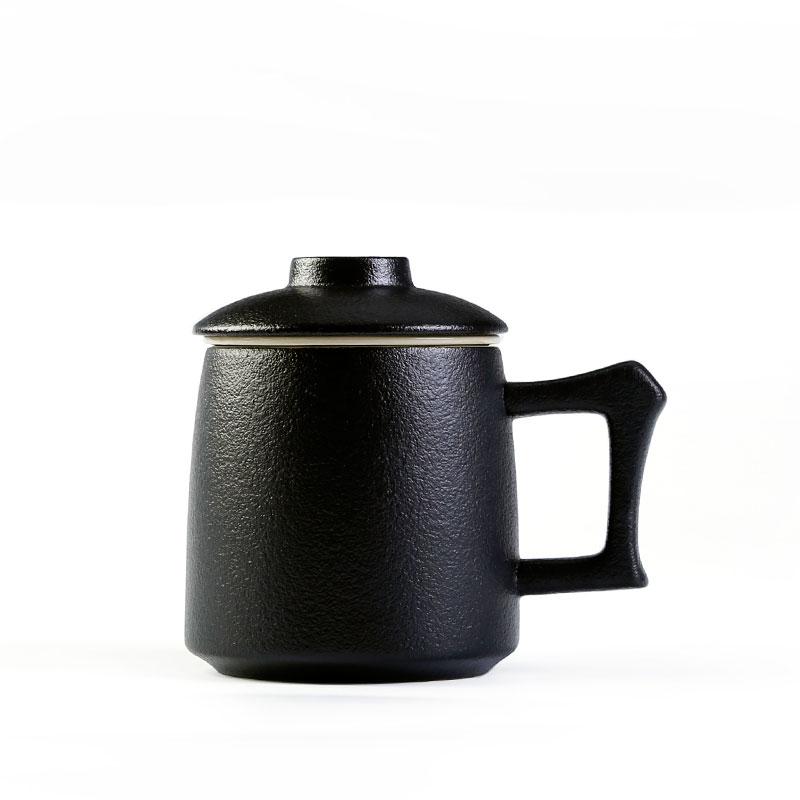 Mug de bureau avec couvercle, tasse à thé vintage, tasse à café en céramique style rétro avec anse, nouveauté moderne 2019 GG50mk