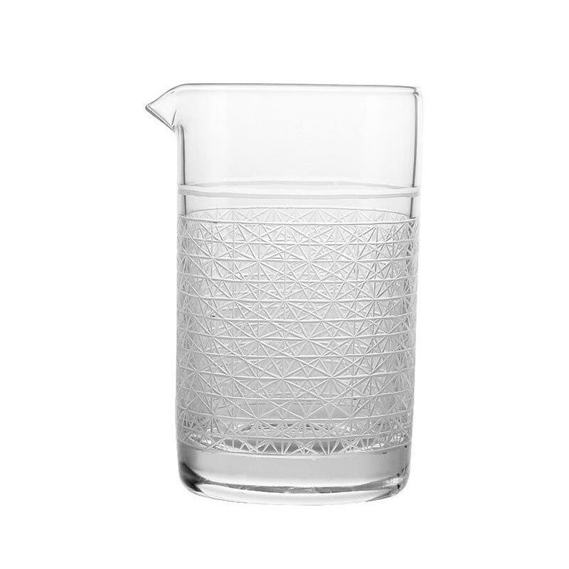 Verre à mélanger gravé soufflé à la main de 600 ml