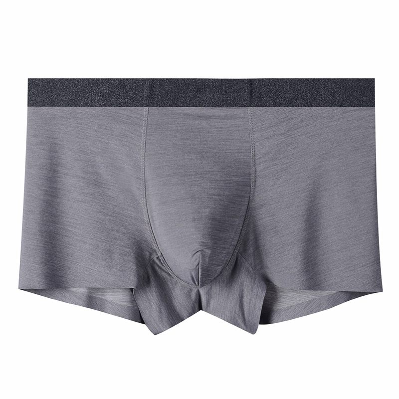 Ice Silk Boxer Shorts Antibacterial Panties Breathable Mens Underwear Soft Underpants Quick Dry BoxerShorts
