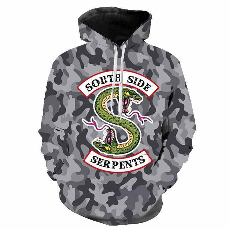 New Fashion Streetwear Men Women Children Casual Sweatshirts Riverdale 3D Printed Boy Girl Kids Hoodies Pullover Cool Tops